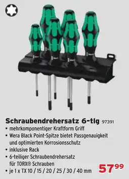 Salzburger Lagerhaus Schraubendrehersatz 6-tlg Angebot