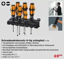 Salzburger Lagerhaus Schraubendrehersatz 6-tlg schlagfest Angebot