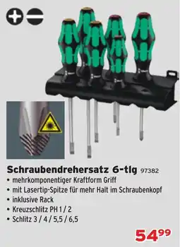 Salzburger Lagerhaus Schraubendrehersatz 6-tlg Angebot