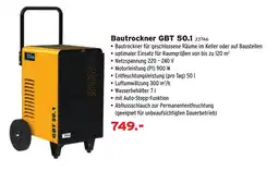 Salzburger Lagerhaus Bautrockner GBT 50.1 Angebot