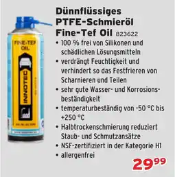 Salzburger Lagerhaus Dünnflüssiges PTFE-Schmieröl Fine-Tef Oil Angebot