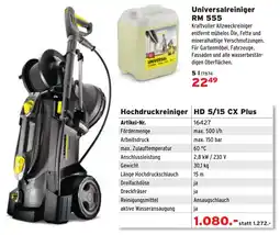 Salzburger Lagerhaus Karcher Hochdruckreiniger HD 5/15 CX Plus Angebot