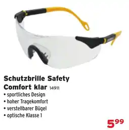 Salzburger Lagerhaus Schutzbrille Safety Comfort klar Angebot