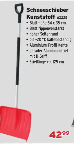Salzburger Lagerhaus Schneeschieber Kunststoff Angebot