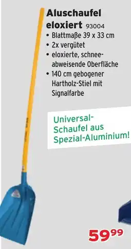 Salzburger Lagerhaus Aluschaufel eloxiert Angebot
