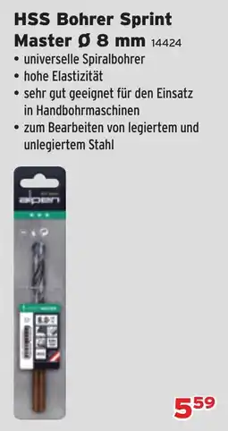 Salzburger Lagerhaus HSS Bohrer Sprint Master Ø 8 mm Angebot