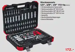 Salzburger Lagerhaus Stecknussatz 1/2", 3/8", 1/4" 172-tlg Angebot