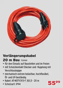 Salzburger Lagerhaus Verlängerungskabel 20 m Bau Angebot