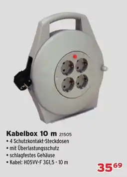 Salzburger Lagerhaus Kabelbox 10 m Angebot