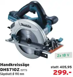 Salzburger Lagerhaus Makita Handkreissäge DHS710Z Angebot