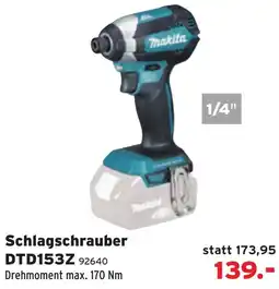 Salzburger Lagerhaus Schlagschrauber Makita DTD153Z Angebot