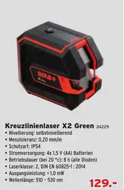 Salzburger Lagerhaus Kreuzlinienlaser X2 Green Angebot