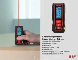Salzburger Lagerhaus Sola Entfernungsmesser Laser Metron 20 Angebot
