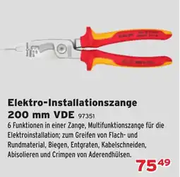 Salzburger Lagerhaus Elektro-Installationszange 200 mm VDE Angebot