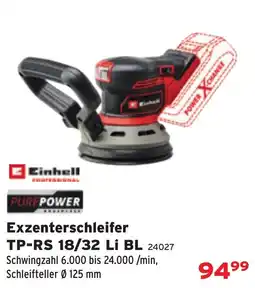 Salzburger Lagerhaus Einhell Exzenterschleifer TP-RS 18/32 Li BL Angebot