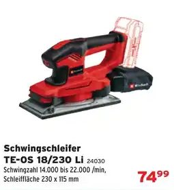 Salzburger Lagerhaus Einhell Schwingschleifer TE-OS 18/230 Li Angebot