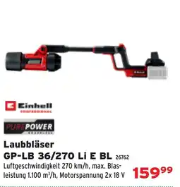 Salzburger Lagerhaus Einhell Laubbläser GP-LB 36/270 Li E BL Angebot