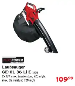 Salzburger Lagerhaus Laubsauger GE-CL 36 Li E Angebot