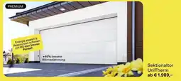 Salzburger Lagerhaus Sektionaltor UniTherm Angebot