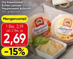 SPAR Gourmet Die Käsemacher Echter Liptauer Peppersweet Aufstrich Angebot