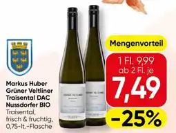 SPAR Gourmet Markus Huber Grüner Veltliner Traisental DAC Nussdorfer BIO Angebot