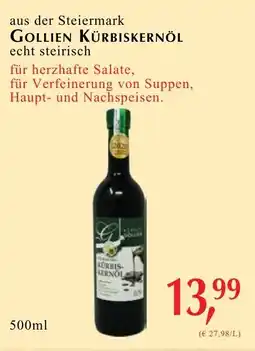Winkler Markt Gollien Kürbiskernöl Angebot