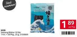 Transgourmet Sushi Nori Seetang Blätter Angebot