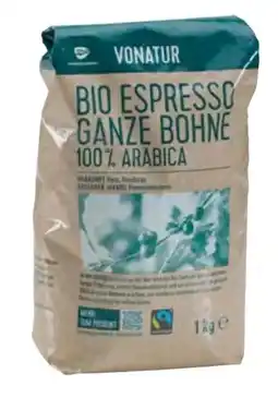 Transgourmet Vonatur Bio Kaffee Bohne Angebot