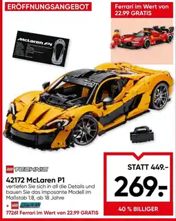 Maximarkt LEGO TECHNIC 42172 McLaren P1 Angebot