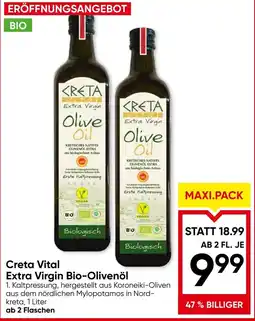 Maximarkt Creta Vital Extra Virgin Bio-Ölivenöl Angebot