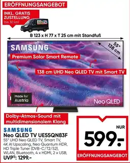 Maximarkt Samsung Neo QLED TV UE55QN83F Angebot