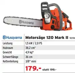 Salzburger Lagerhaus Husqvarna Motorsäge 120 Mark II Angebot