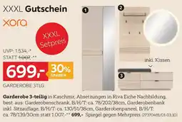 XXXLutz Xora garderobe 3tlg. Angebot