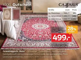 CAZZARIS Orientteppich Nain