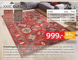 XXXLutz CAZZARIS Orientteppich Ersari Angebot