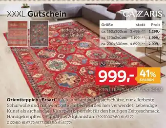 CAZZARIS Orientteppich Ersari