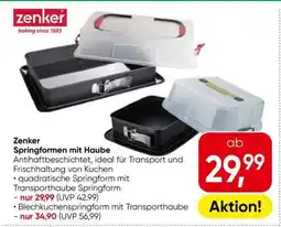 Eurospar Zenker Springformen mit Haube Angebot