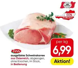 Eurospar TANN ausgelöstes Schweinskarree Angebot