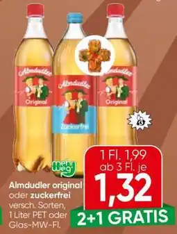 Eurospar Almdudler Original oder Zuckerfrei Angebot