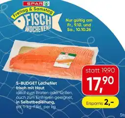 Eurospar S-BUDGET Lachsfilet Angebot