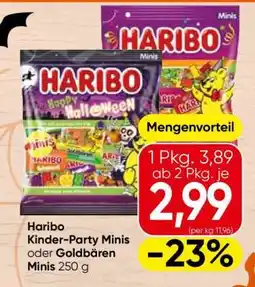 Eurospar Haribo Kinder-Party Minis oder Goldbären Minis Angebot