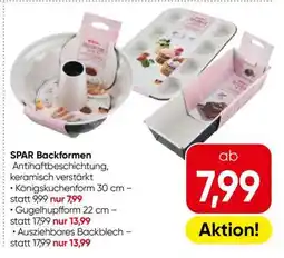 Eurospar SPAR Backformen Angebot