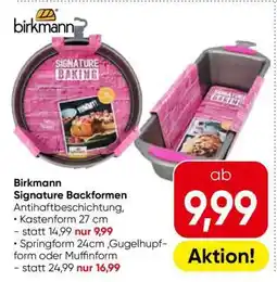 Eurospar Birkmann Signature Backformen Angebot