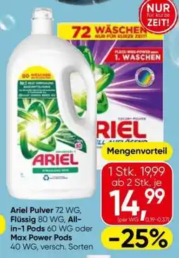 Eurospar Ariel Pulver Angebot