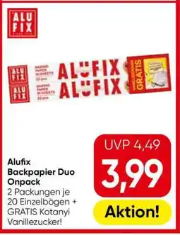 Eurospar Alufix Backpapier Duo Onpack Angebot