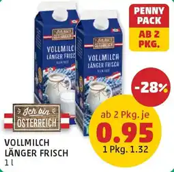 PENNY Vollmilch Länger Frisch Angebot