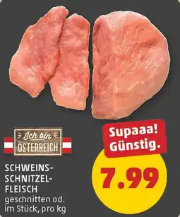 PENNY Schweins-Schnitzel-Fleisch Angebot