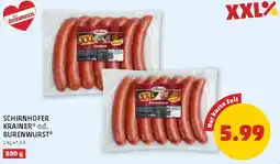 PENNY Schirnhofer Krainer od. Burenwurst Angebot