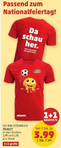 PENNY Ich bin Österreich Trikot Angebot