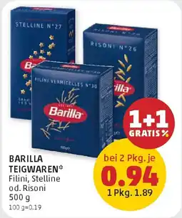 PENNY Barilla Teigwaren Angebot